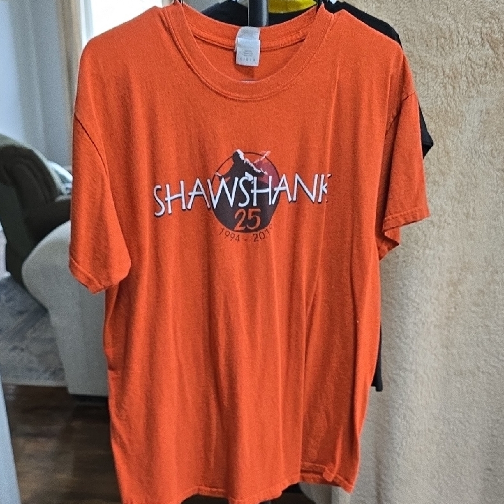 Gildan Heavy Cotton Rust Orange Tee with TearAway Tag